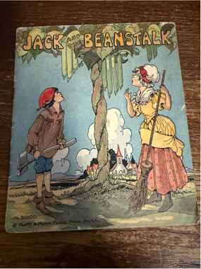 Vintage Platt & Munk Jack and the Beanstalk No. 3000C Eulalie Illustrated Childr
